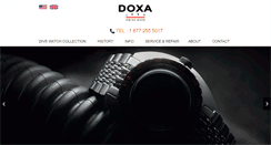 Desktop Screenshot of doxawatches.com