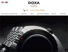 Tablet Screenshot of doxawatches.co.uk